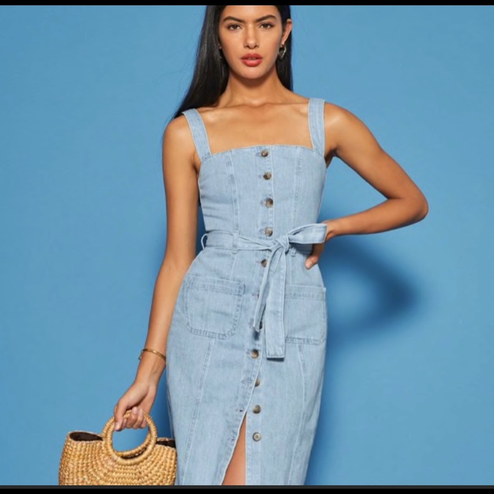 Reformations Jean Farrah Dress